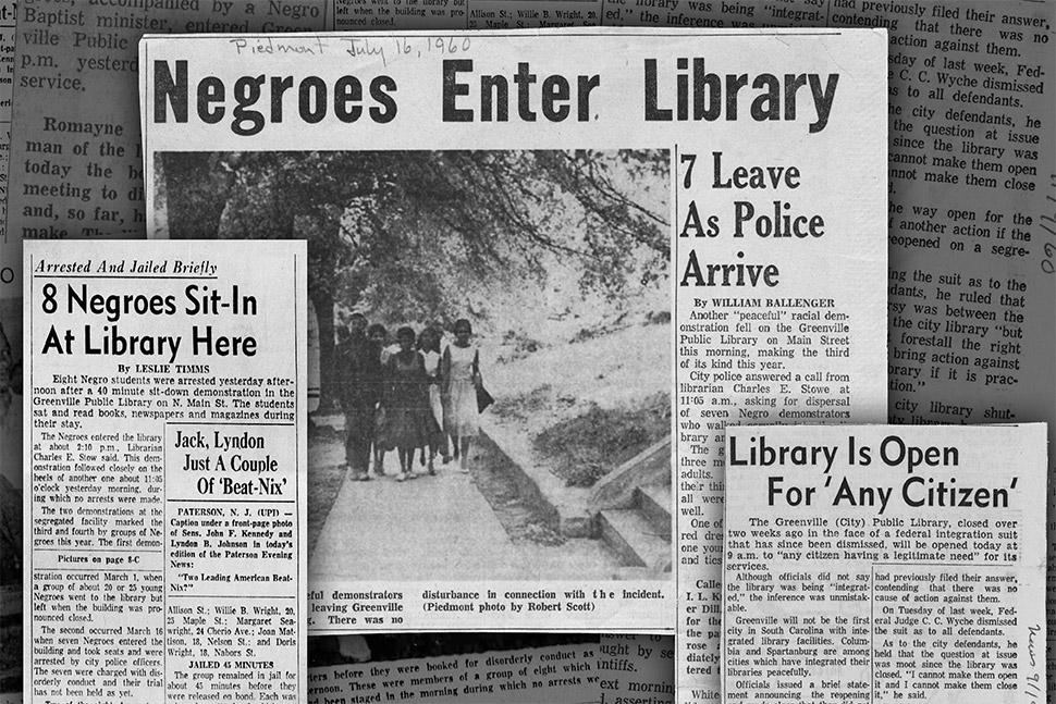 Image result for Tougaloo Nine Mississippi students public library